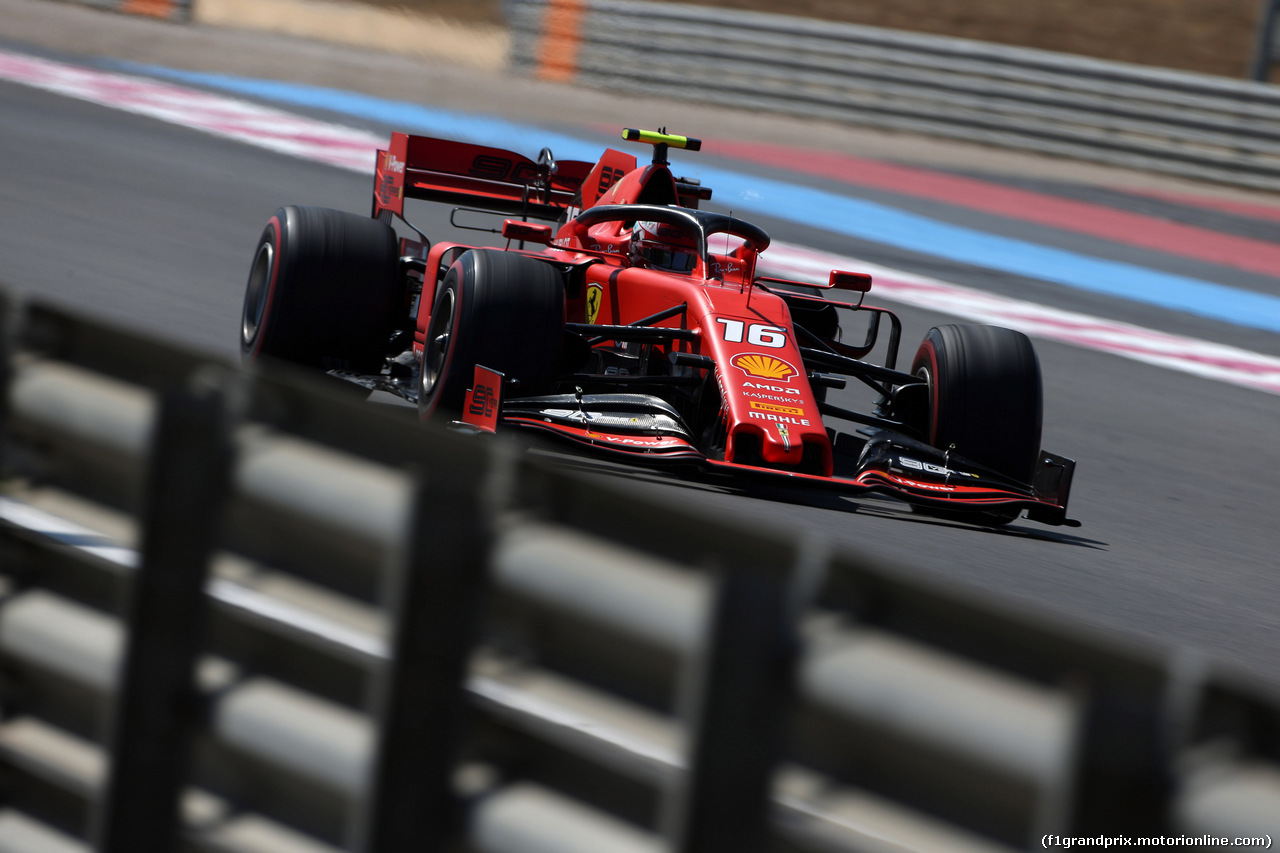 GP FRANCIA, 21.06.2019 - Prove Libere 2, Charles Leclerc (MON) Ferrari SF90