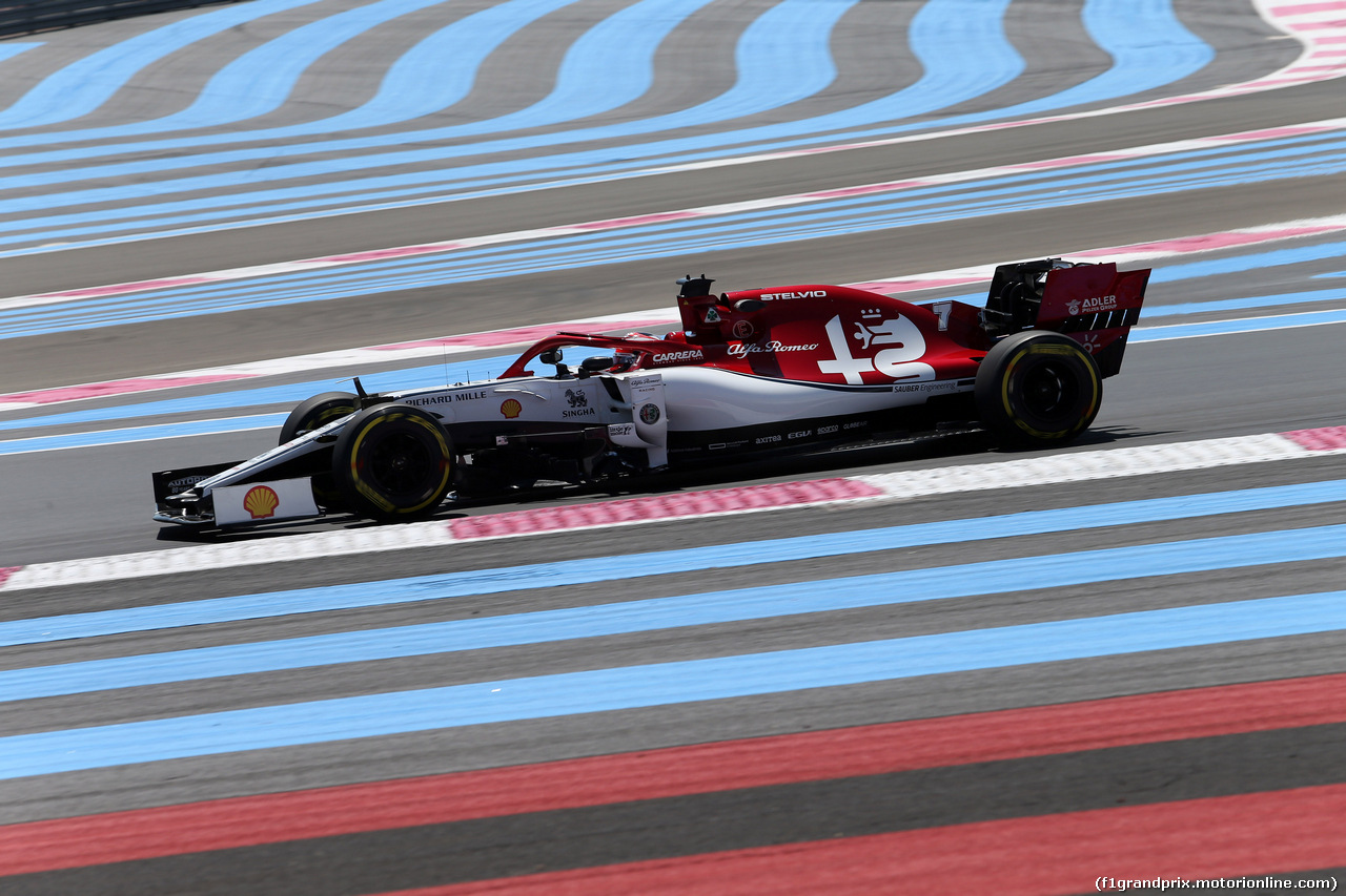GP FRANCIA, 21.06.2019 - Prove Libere 2, Kimi Raikkonen (FIN) Alfa Romeo Racing C38