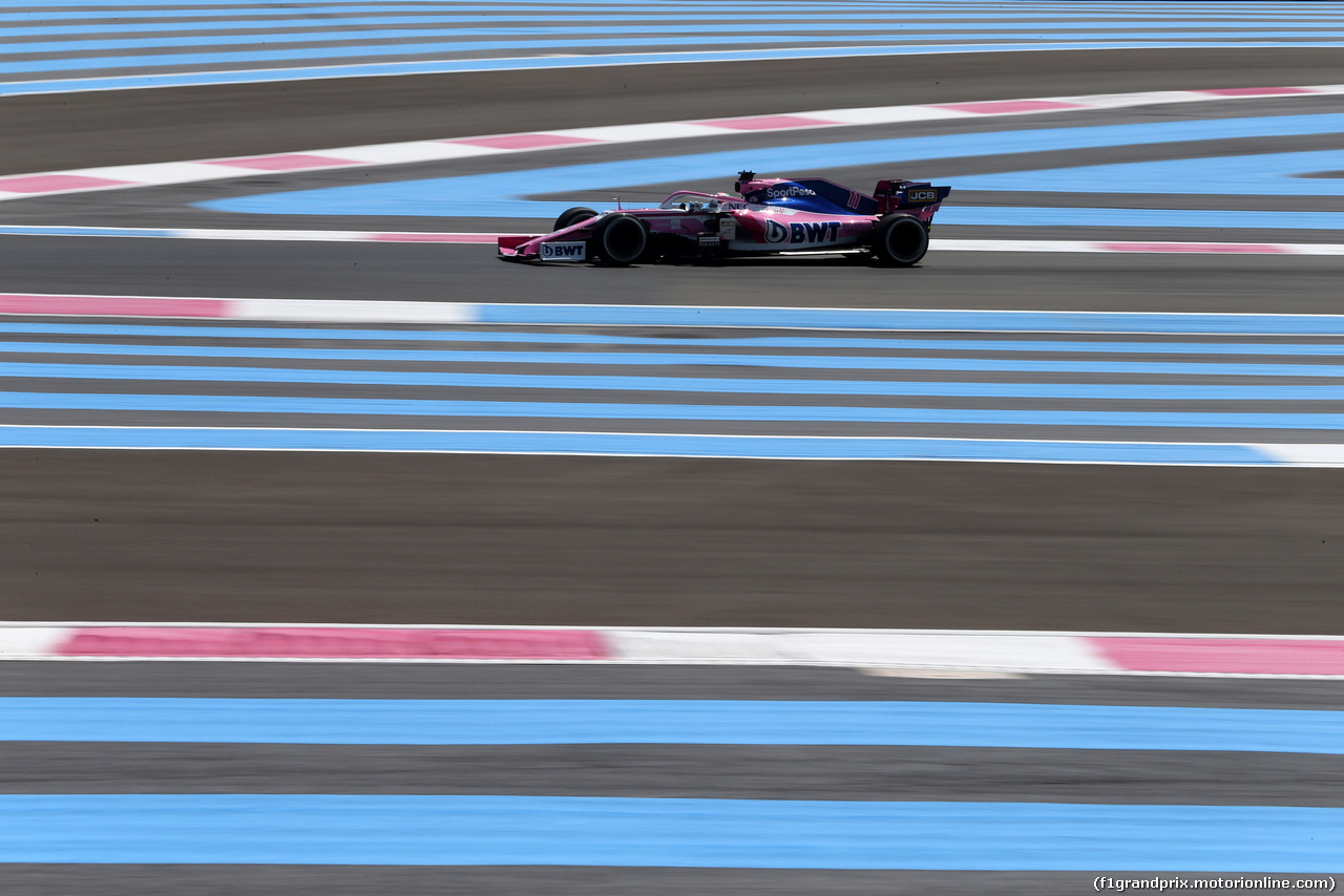 GP FRANCIA, 21.06.2019 - Prove Libere 2, Sergio Perez (MEX) Racing Point F1 Team RP19