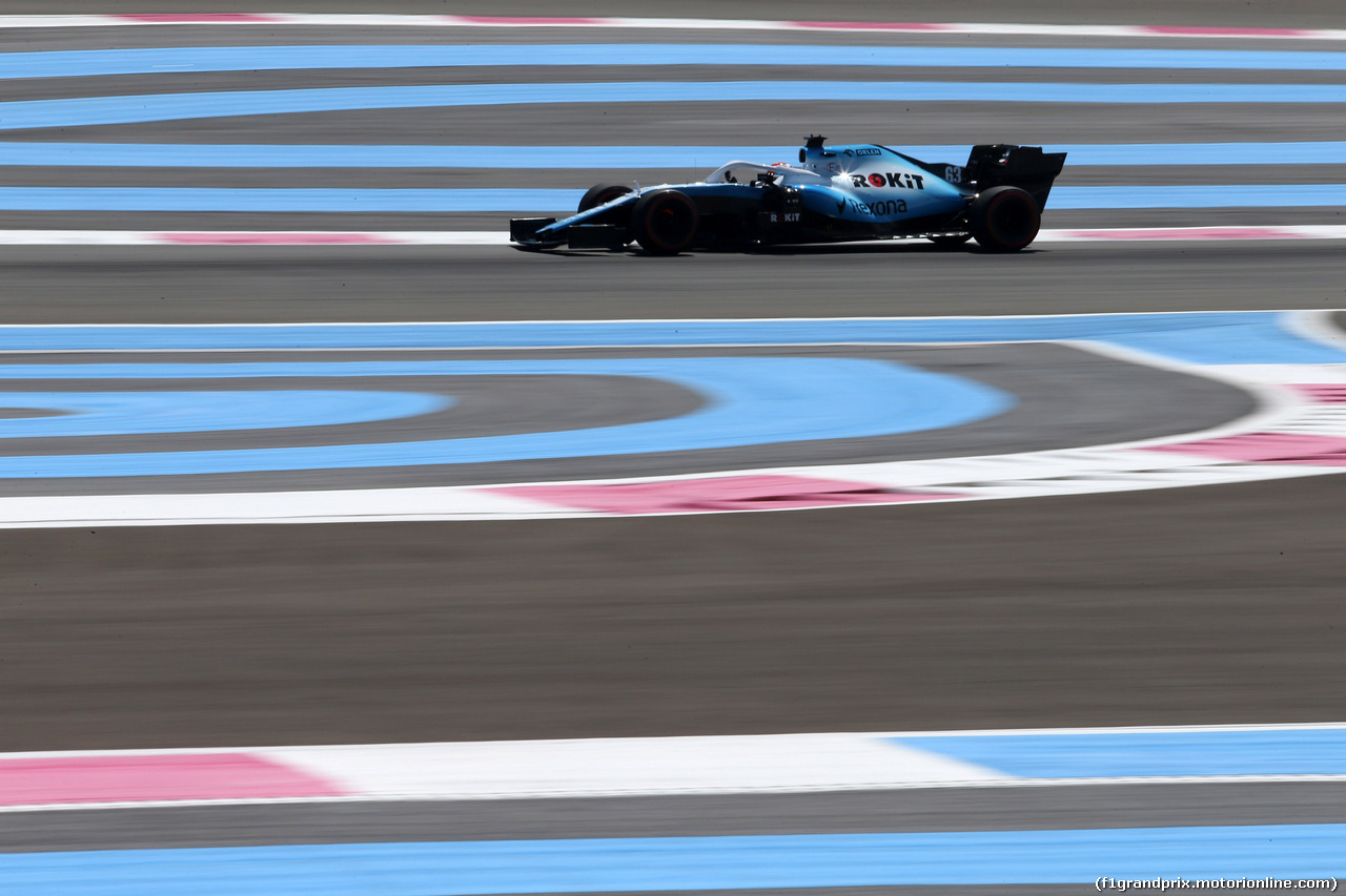 GP FRANCIA, 21.06.2019 - Prove Libere 2, George Russell (GBR) Williams Racing FW42