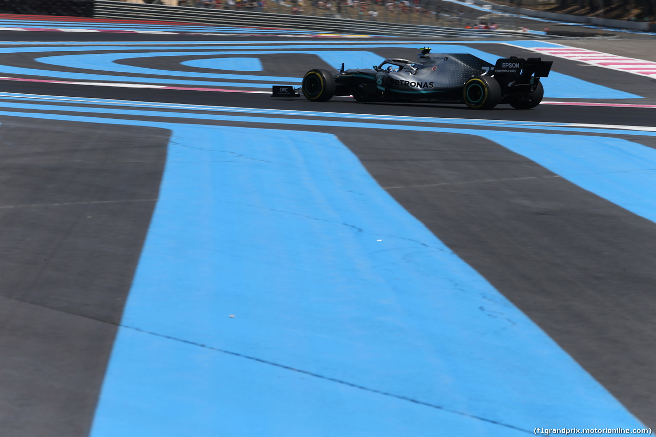 GP FRANCIA, 21.06.2019 - Prove Libere 2, Valtteri Bottas (FIN) Mercedes AMG F1 W010