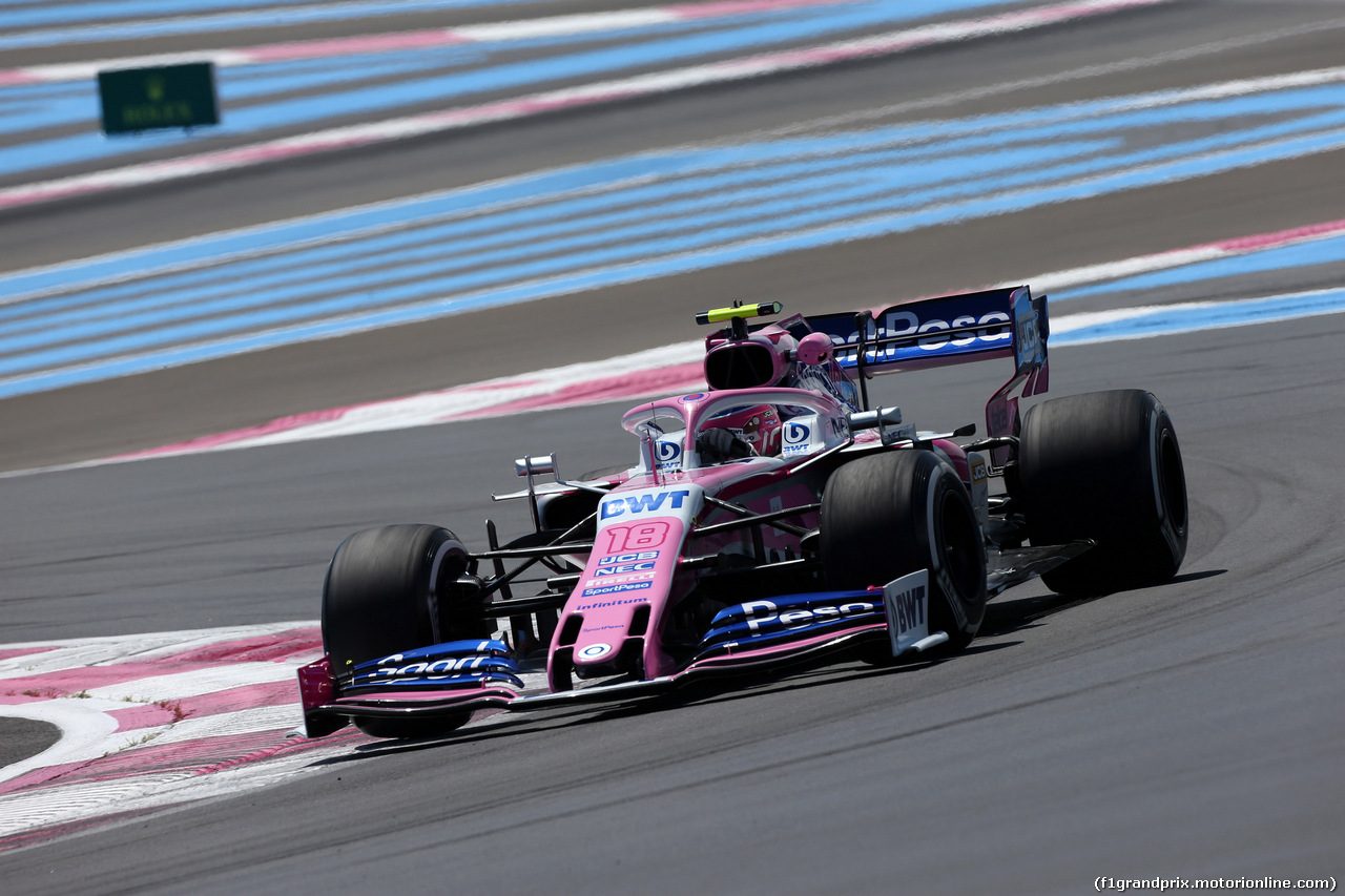 GP FRANCIA, 21.06.2019 - Prove Libere 2, Lance Stroll (CDN) Racing Point F1 Team RP19