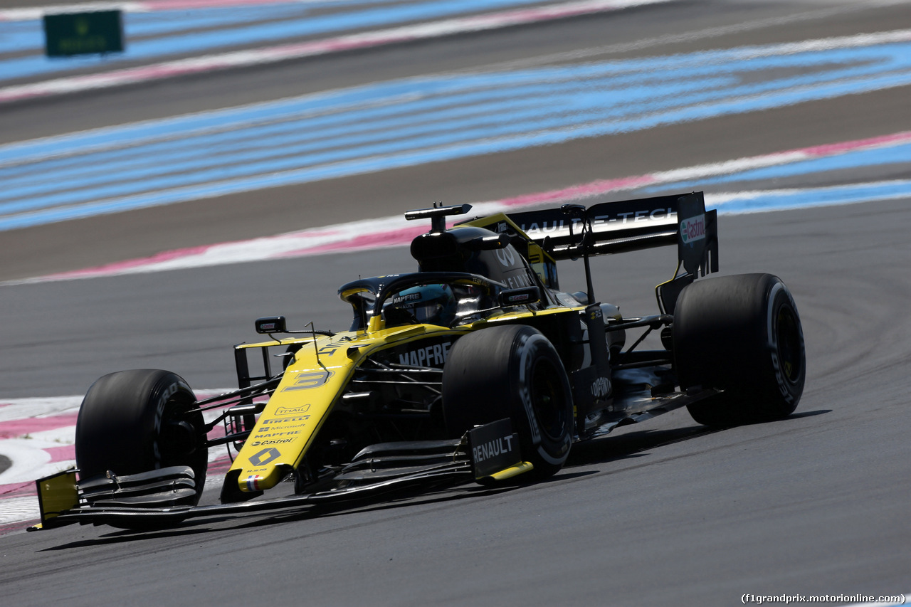 GP FRANCIA, 21.06.2019 - Prove Libere 2, Daniel Ricciardo (AUS) Renault Sport F1 Team RS19