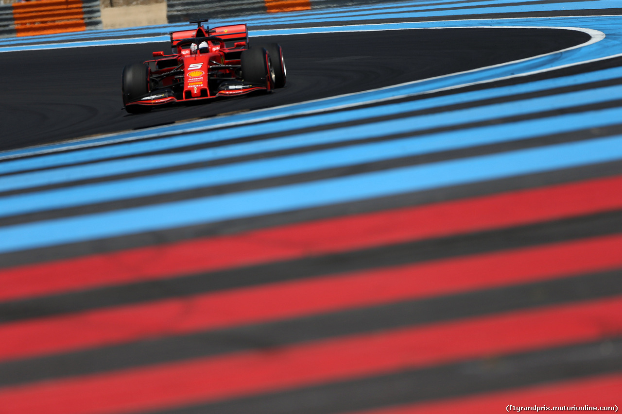 GP FRANCIA, 21.06.2019 - Prove Libere 2, Sebastian Vettel (GER) Ferrari SF90