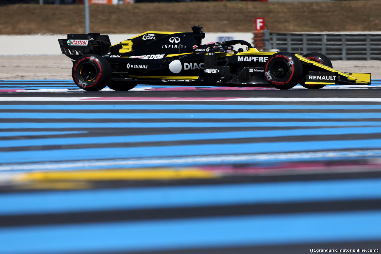 GP FRANCIA, 21.06.2019 - Prove Libere 2, Daniel Ricciardo (AUS) Renault Sport F1 Team RS19