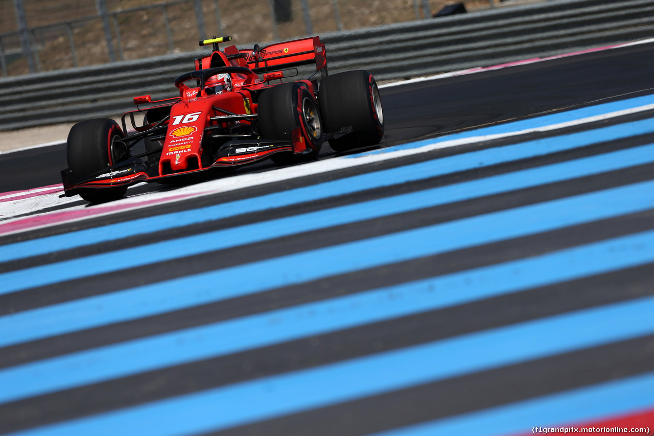 GP FRANCIA, 21.06.2019 - Prove Libere 2, Charles Leclerc (MON) Ferrari SF90