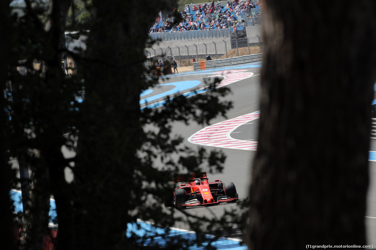 GP FRANCIA, 21.06.2019 - Prove Libere 2, Sebastian Vettel (GER) Ferrari SF90