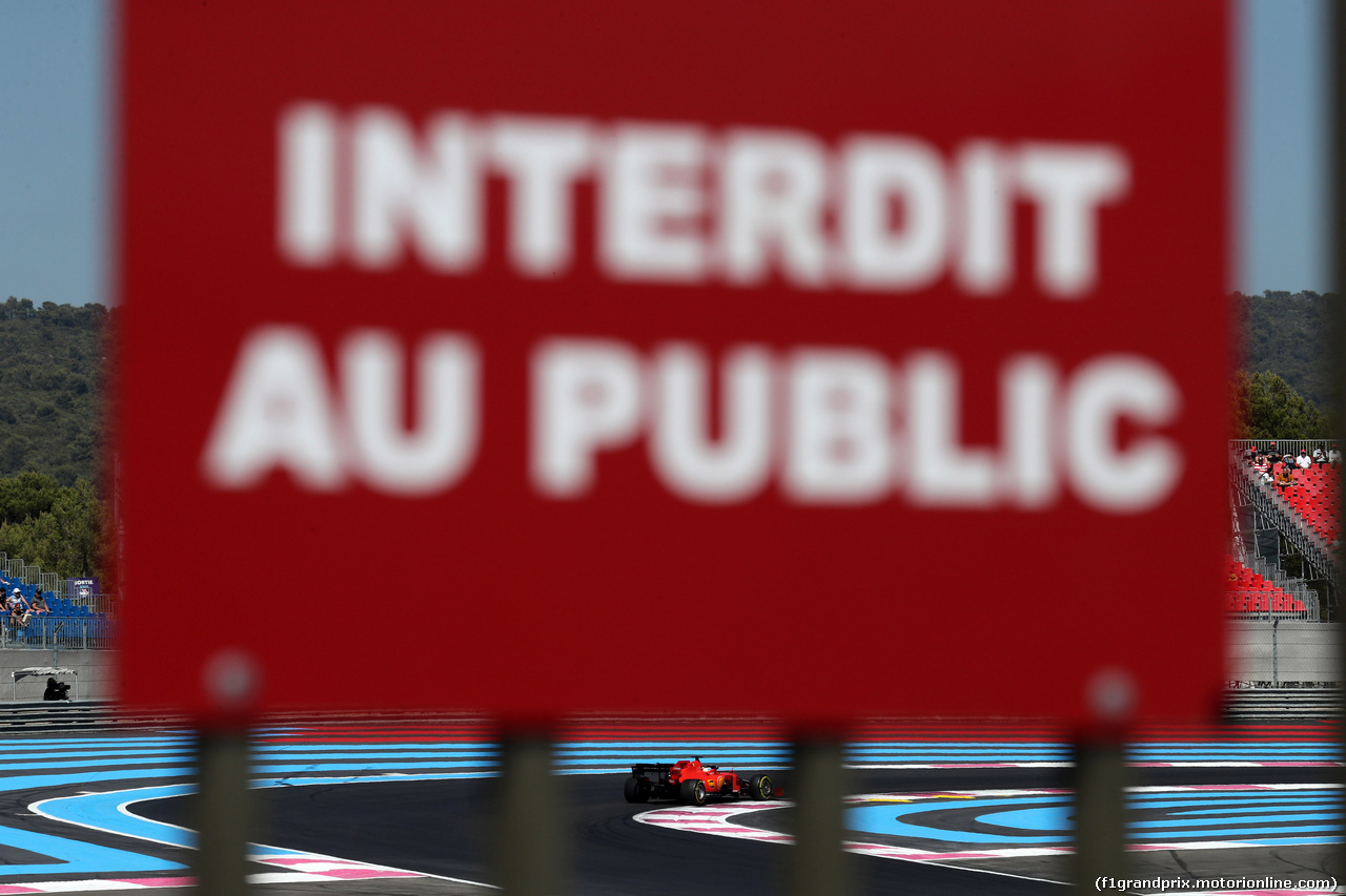 GP FRANCIA, 21.06.2019 - Prove Libere 2, Sebastian Vettel (GER) Ferrari SF90