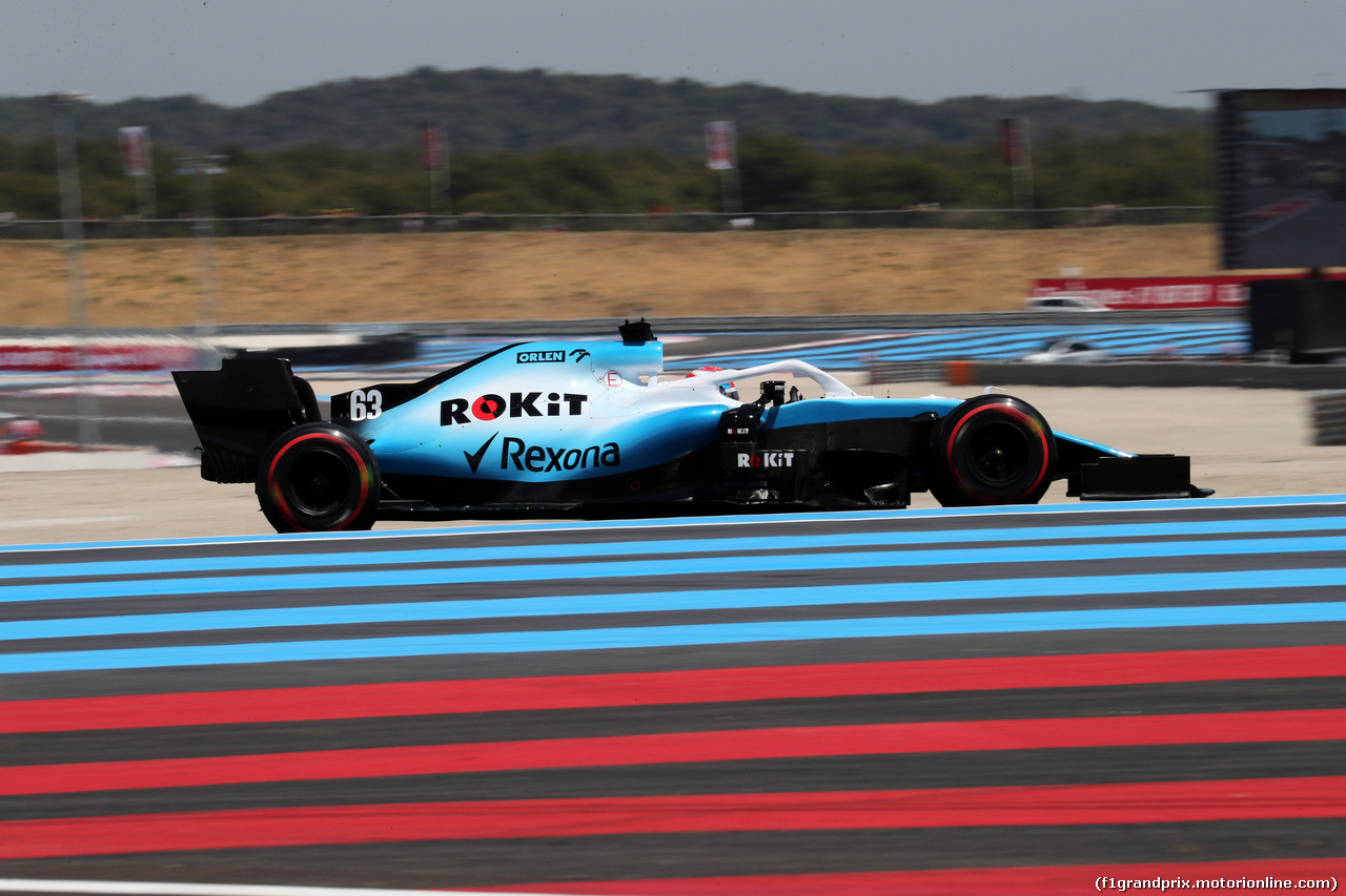 GP FRANCIA, 21.06.2019 - Prove Libere 2, George Russell (GBR) Williams Racing FW42