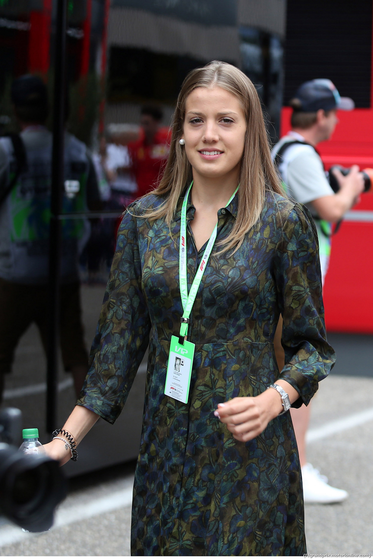 GP GERMANIA, 28.07.2019 - Giada Gianni (ITA) girlfriend of Charles Leclerc (MON) Ferrari SF90