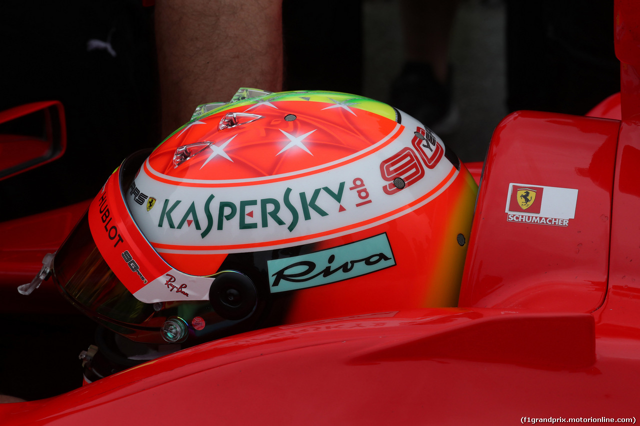 GP GERMANIA, 28.07.2019 - Mick Schumacher (GER) Ferrari Test Driver in the Ferrari F2003-GA driven by his father Michael Schumacher