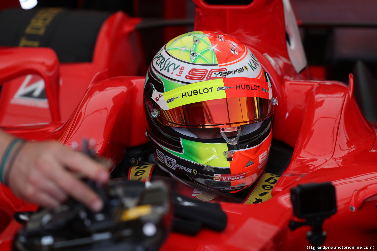 GP GERMANIA, 28.07.2019 - Mick Schumacher (GER) Ferrari Test Driver in the Ferrari F2003-GA driven by his father Michael Schumacher