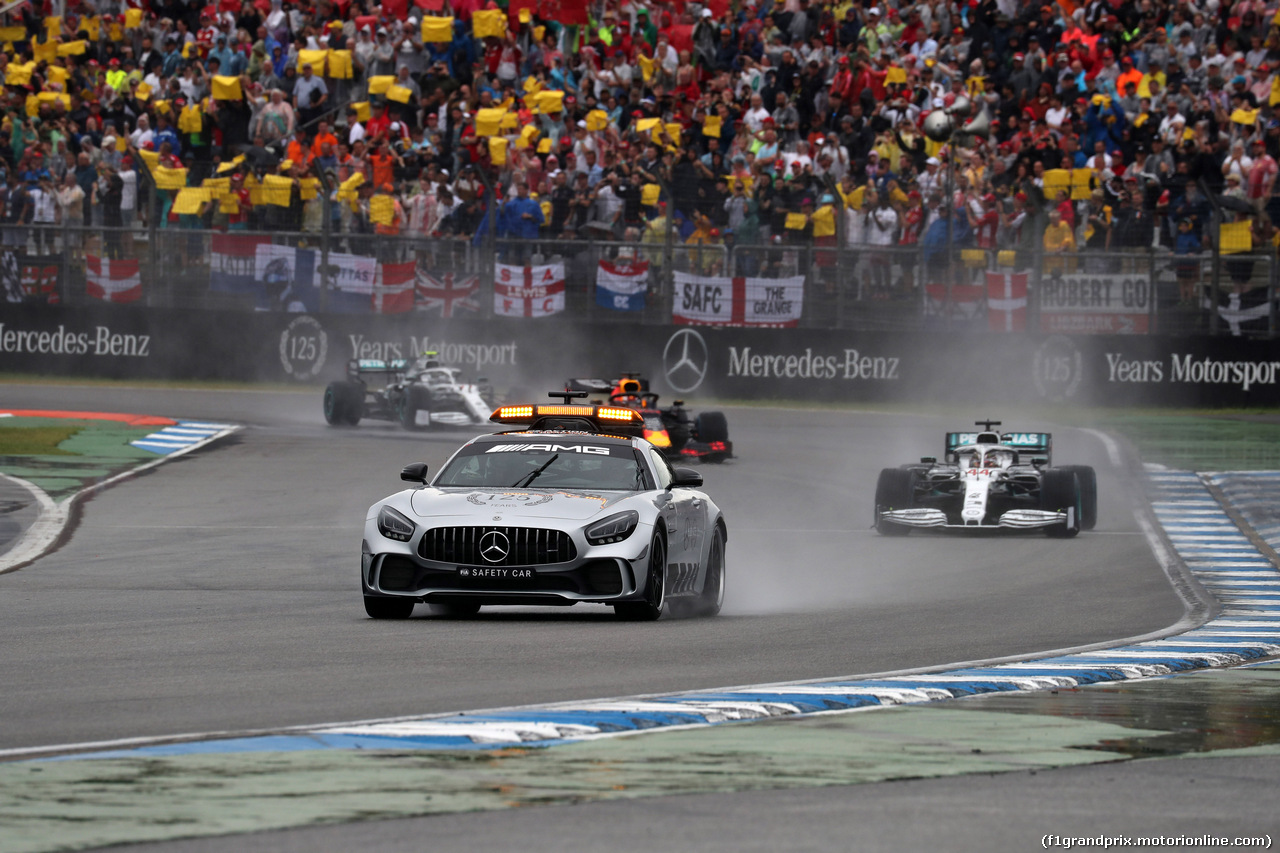 GP GERMANIA, 28.07.2019 - Gara, The Safety car e Lewis Hamilton (GBR) Mercedes AMG F1 W10