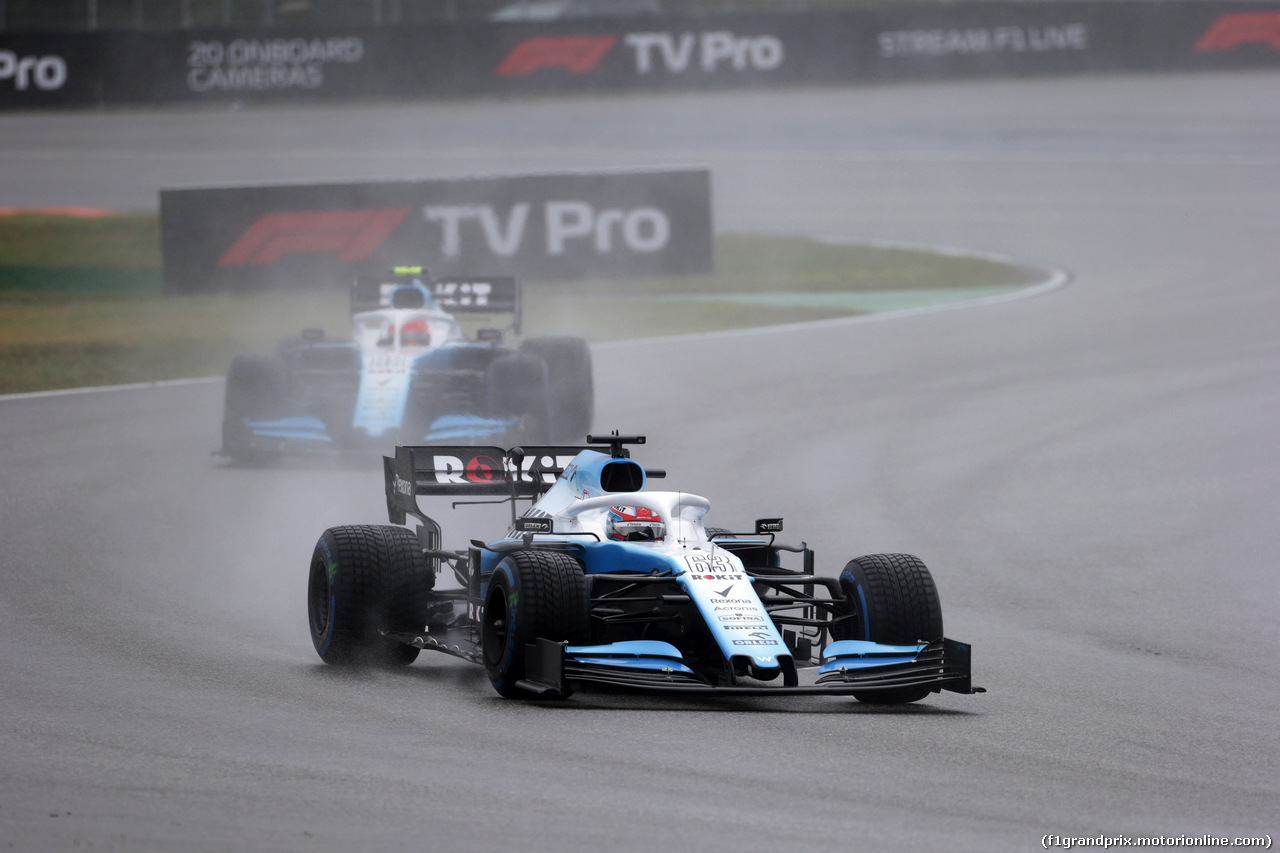 GP GERMANIA, 28.07.2019 - Gara, George Russell (GBR) Williams Racing FW42 davanti a Robert Kubica (POL) Williams Racing FW42