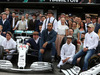 GP GERMANIA, 28.07.2019 - Lewis Hamilton (GBR) Mercedes AMG F1, Toto Wolff (GER) Mercedes AMG F1 Shareholder e Executive Director; Valtteri Bottas (FIN) Mercedes AMG F1, e the team wear vintage clothing to celebrate 125 years in motorsport