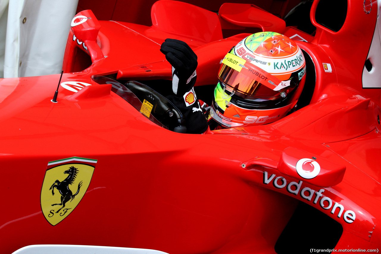 GP GERMANIA, 27.07.2019 - Mick Schumacher (GER) Ferrari Test Driver in the Ferrari F2003-GA driven by his father Michael Schumacher