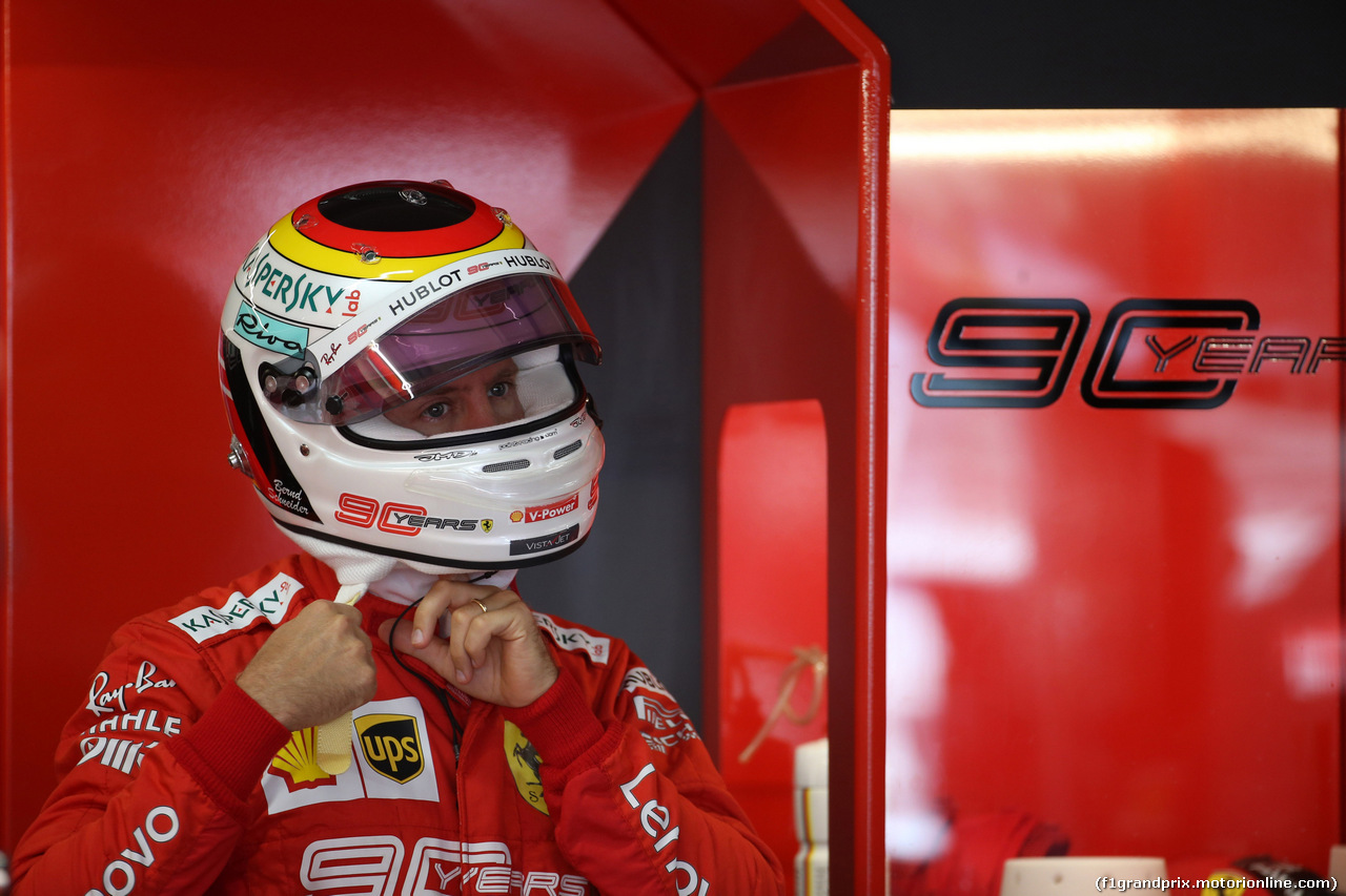 GP GERMANIA, 27.07.2019 - Prove Libere 3, Sebastian Vettel (GER) Ferrari SF90