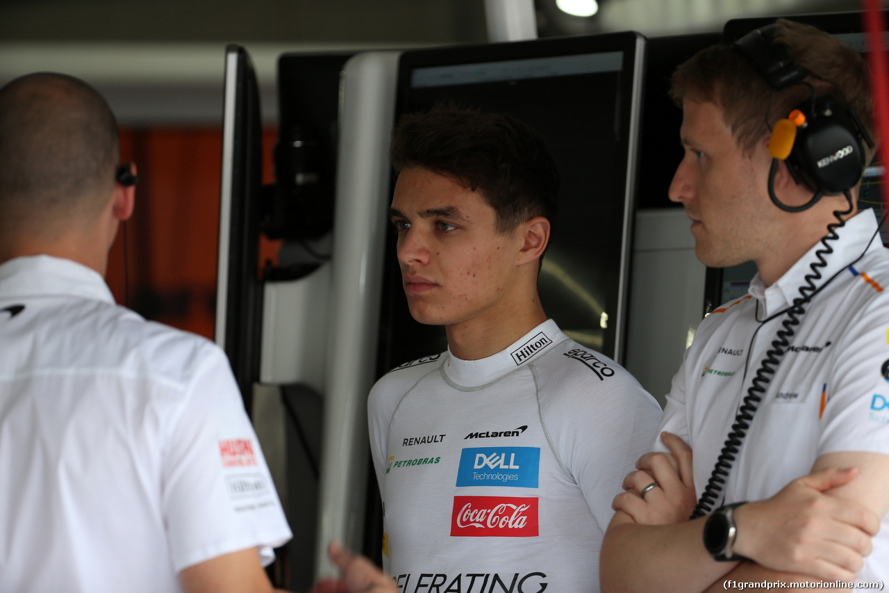 GP GERMANIA, 27.07.2019 - Prove Libere 3, Lando Norris (GBR) Mclaren F1 Team MCL34