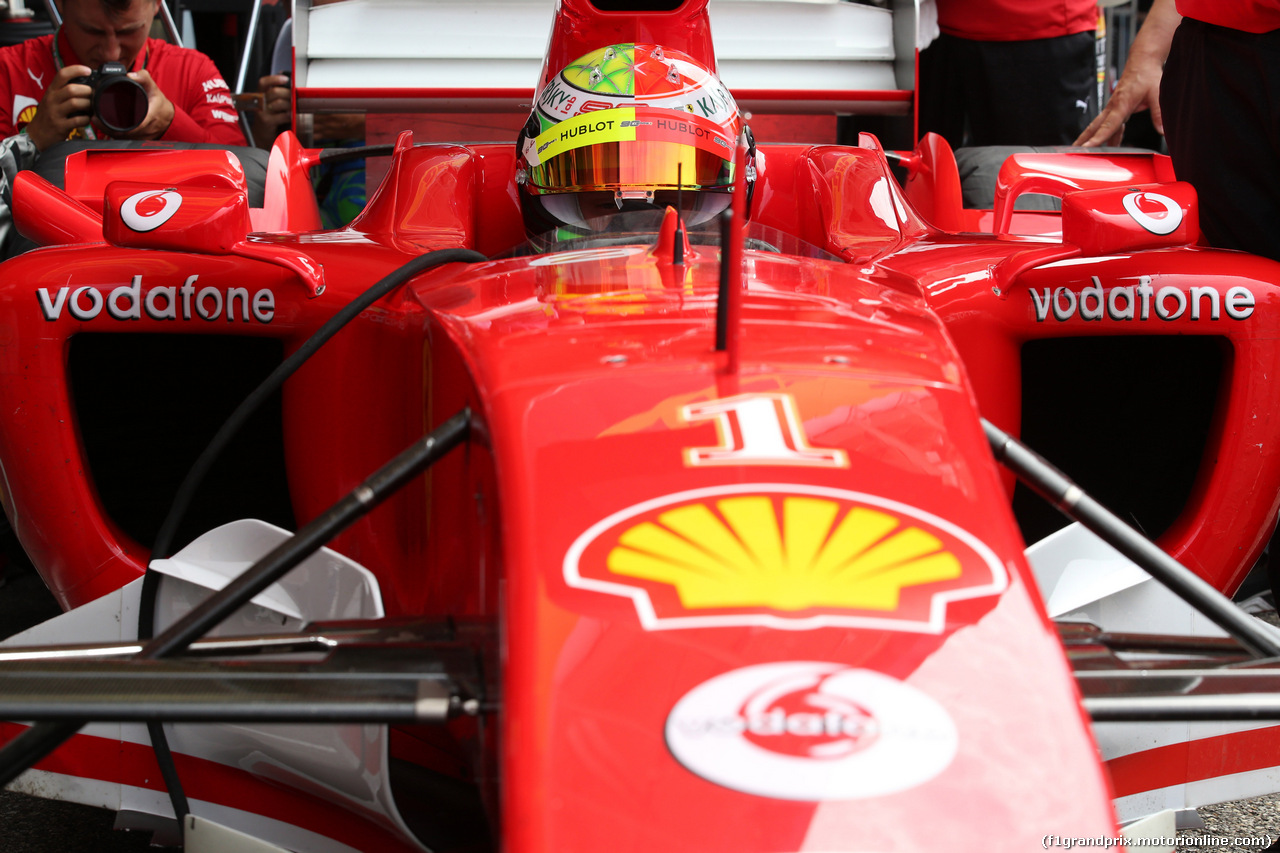GP GERMANIA, 27.07.2019 - Mick Schumacher (GER) Ferrari Test Driver in the Ferrari F2003-GA driven by his father Michael Schumacher