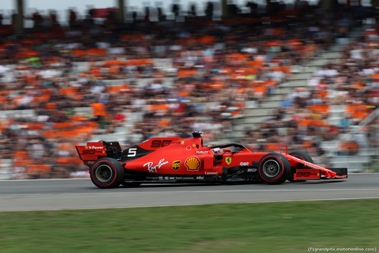 GP GERMANIA, 27.07.2019 - Prove Libere 3, Sebastian Vettel (GER) Ferrari SF90