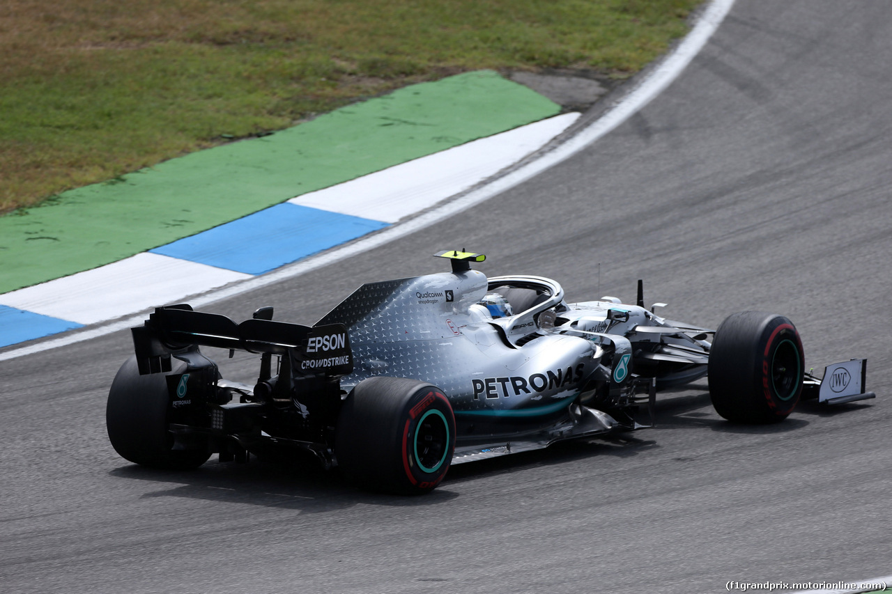 GP GERMANIA, 27.07.2019 - Prove Libere 3, Valtteri Bottas (FIN) Mercedes AMG F1 W010