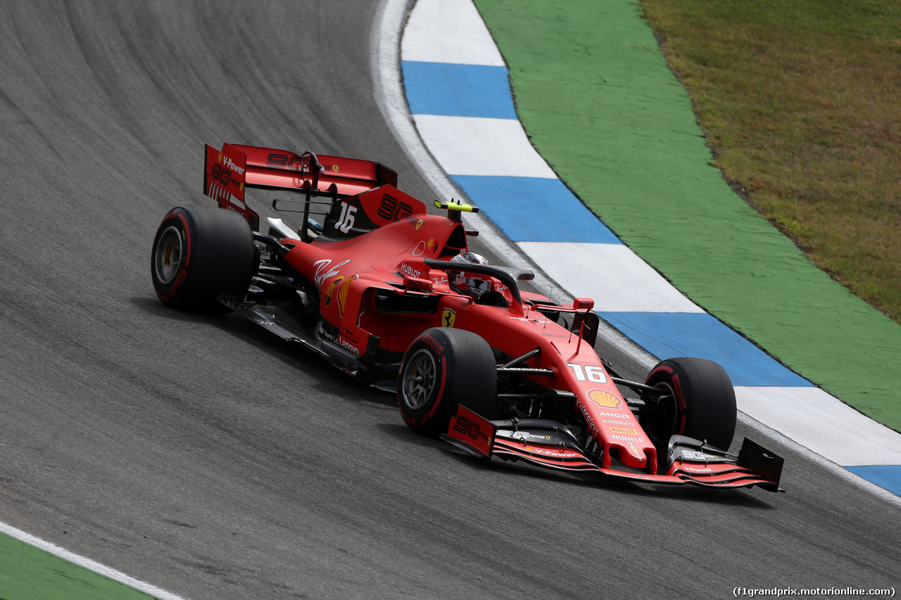 GP GERMANIA, 27.07.2019 - Prove Libere 3, Charles Leclerc (MON) Ferrari SF90