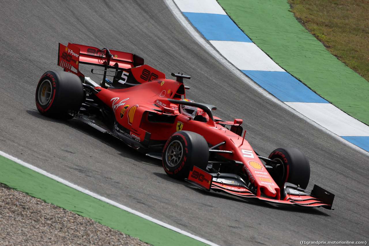 GP GERMANIA, 27.07.2019 - Prove Libere 3, Sebastian Vettel (GER) Ferrari SF90