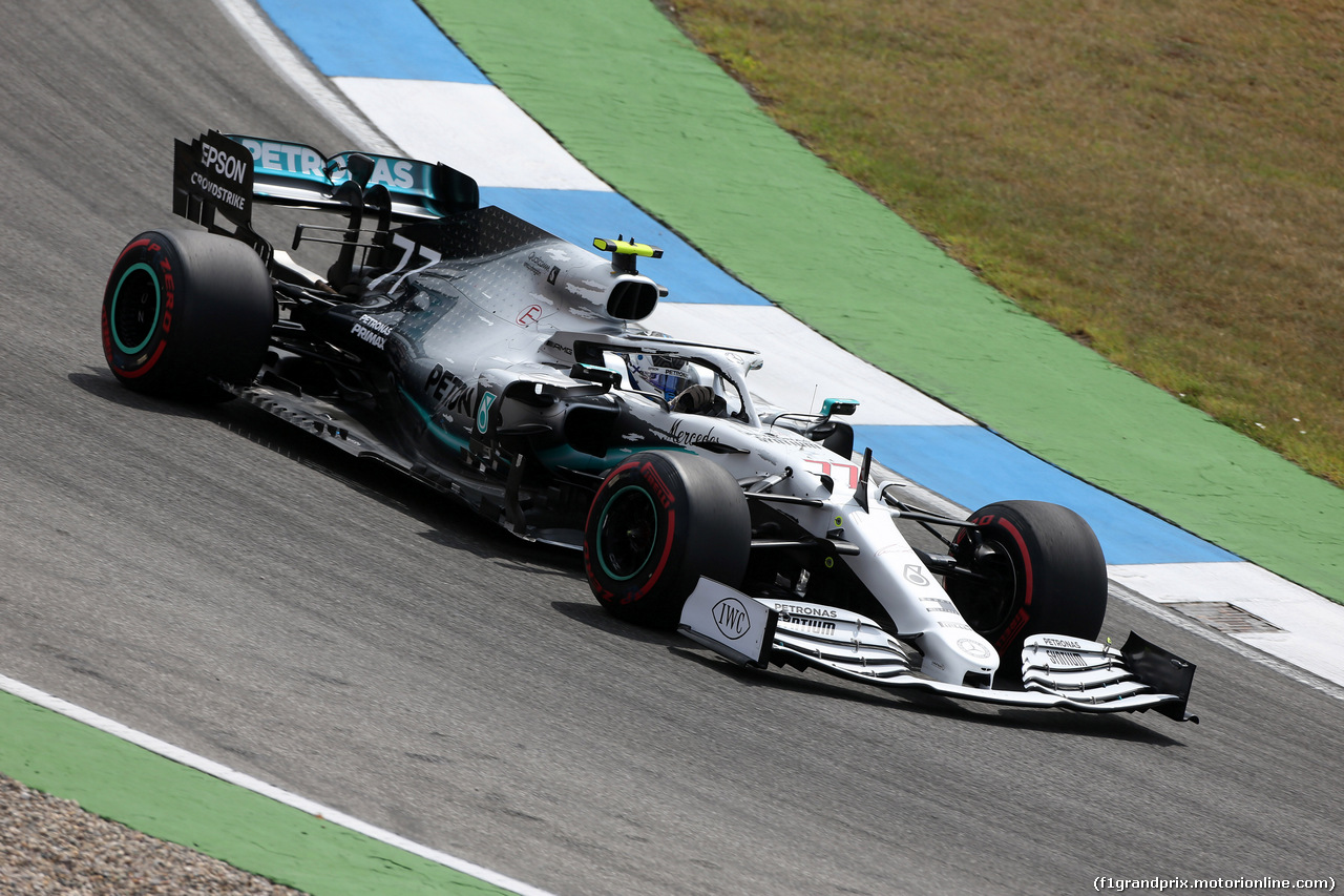 GP GERMANIA, 27.07.2019 - Prove Libere 3, Valtteri Bottas (FIN) Mercedes AMG F1 W010