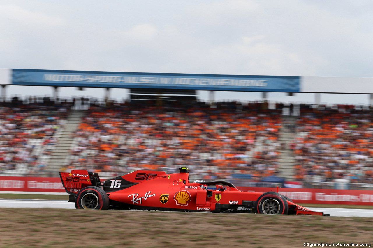 GP GERMANIA, 27.07.2019 - Prove Libere 3, Charles Leclerc (MON) Ferrari SF90