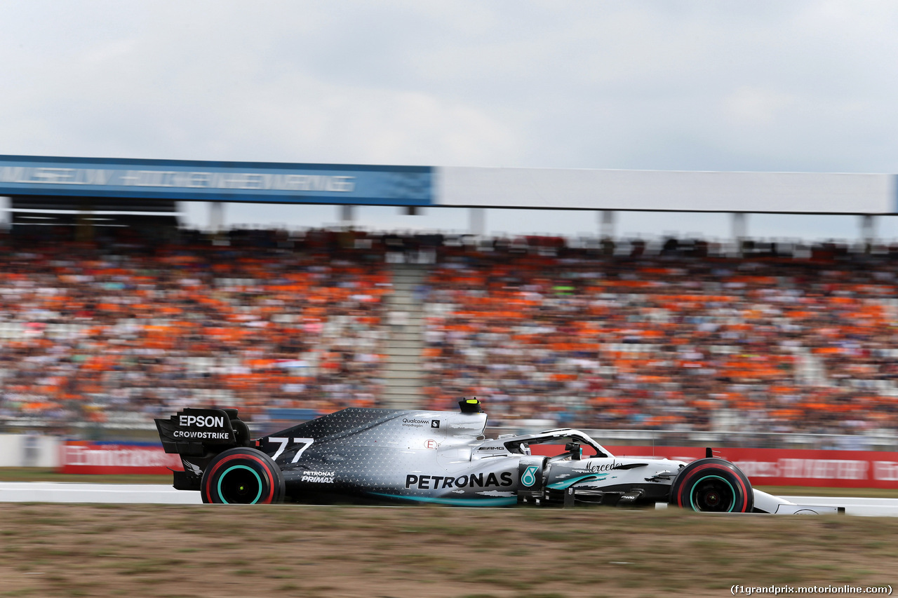 GP GERMANIA, 27.07.2019 - Prove Libere 3, Valtteri Bottas (FIN) Mercedes AMG F1 W010