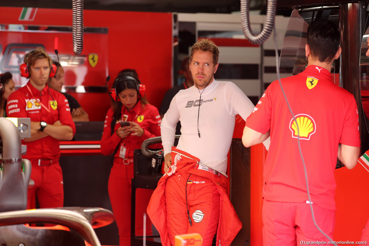 GP GERMANIA, 27.07.2019 - Prove Libere 3, Sebastian Vettel (GER) Ferrari SF90