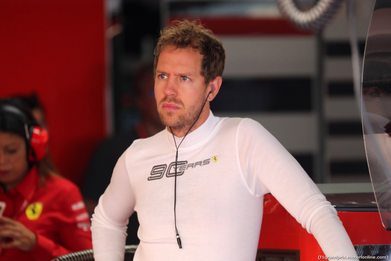 GP GERMANIA, 27.07.2019 - Prove Libere 3, Sebastian Vettel (GER) Ferrari SF90