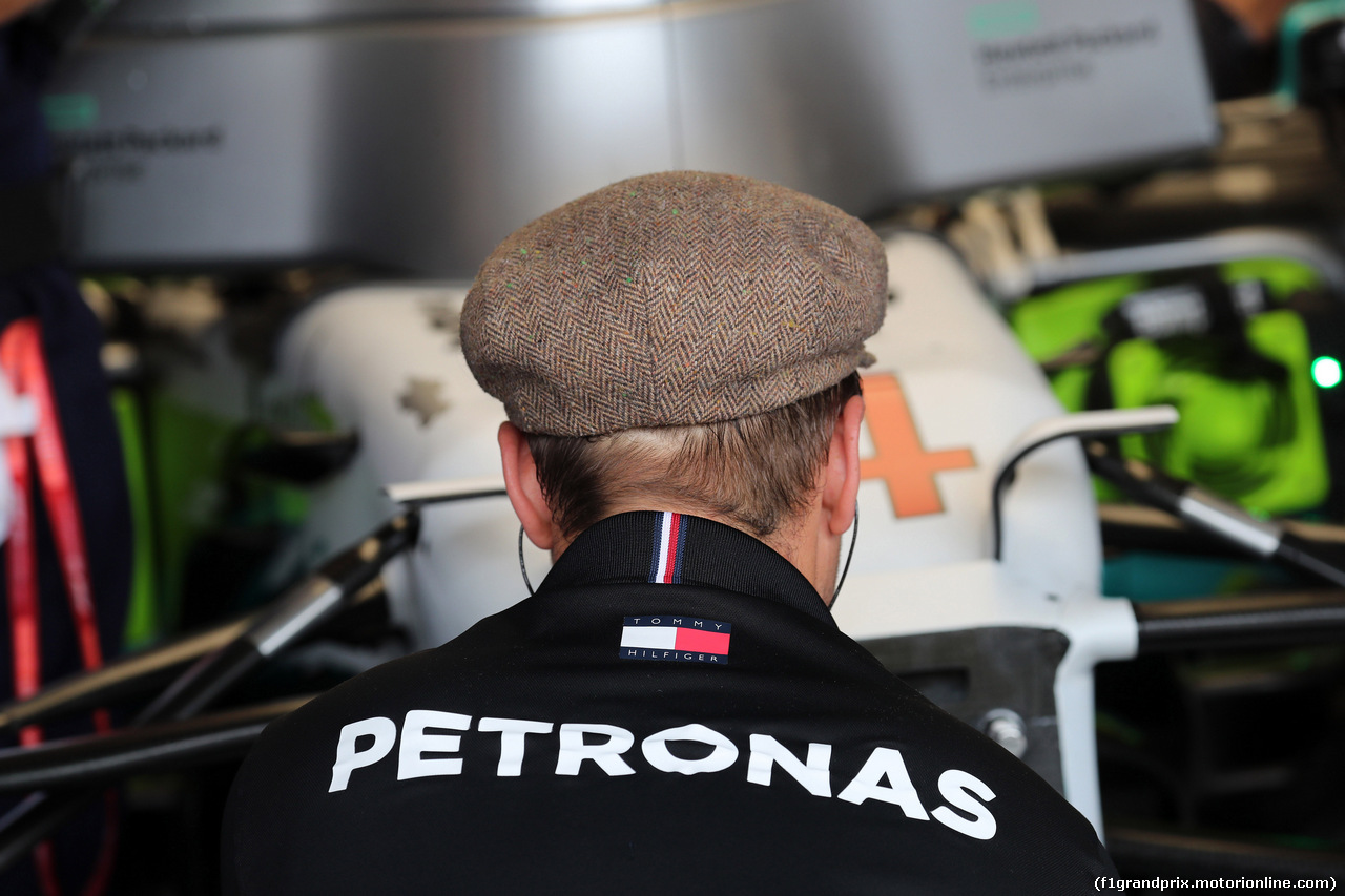 GP GERMANIA, 27.07.2019 - Prove Libere 3, Mercedes AMG F1 in vintage clothing