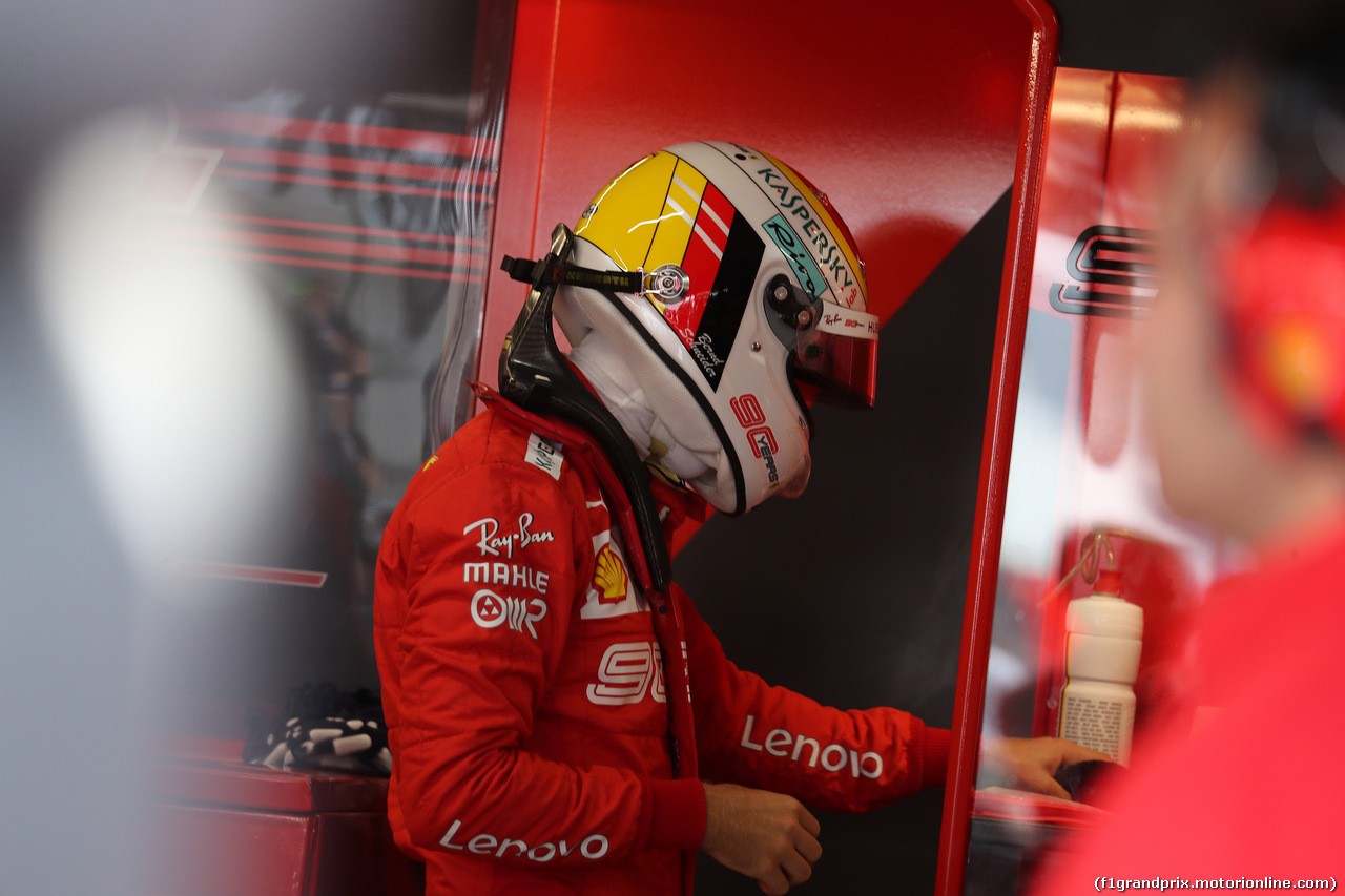 GP GERMANIA, 27.07.2019 - Prove Libere 3, Sebastian Vettel (GER) Ferrari SF90