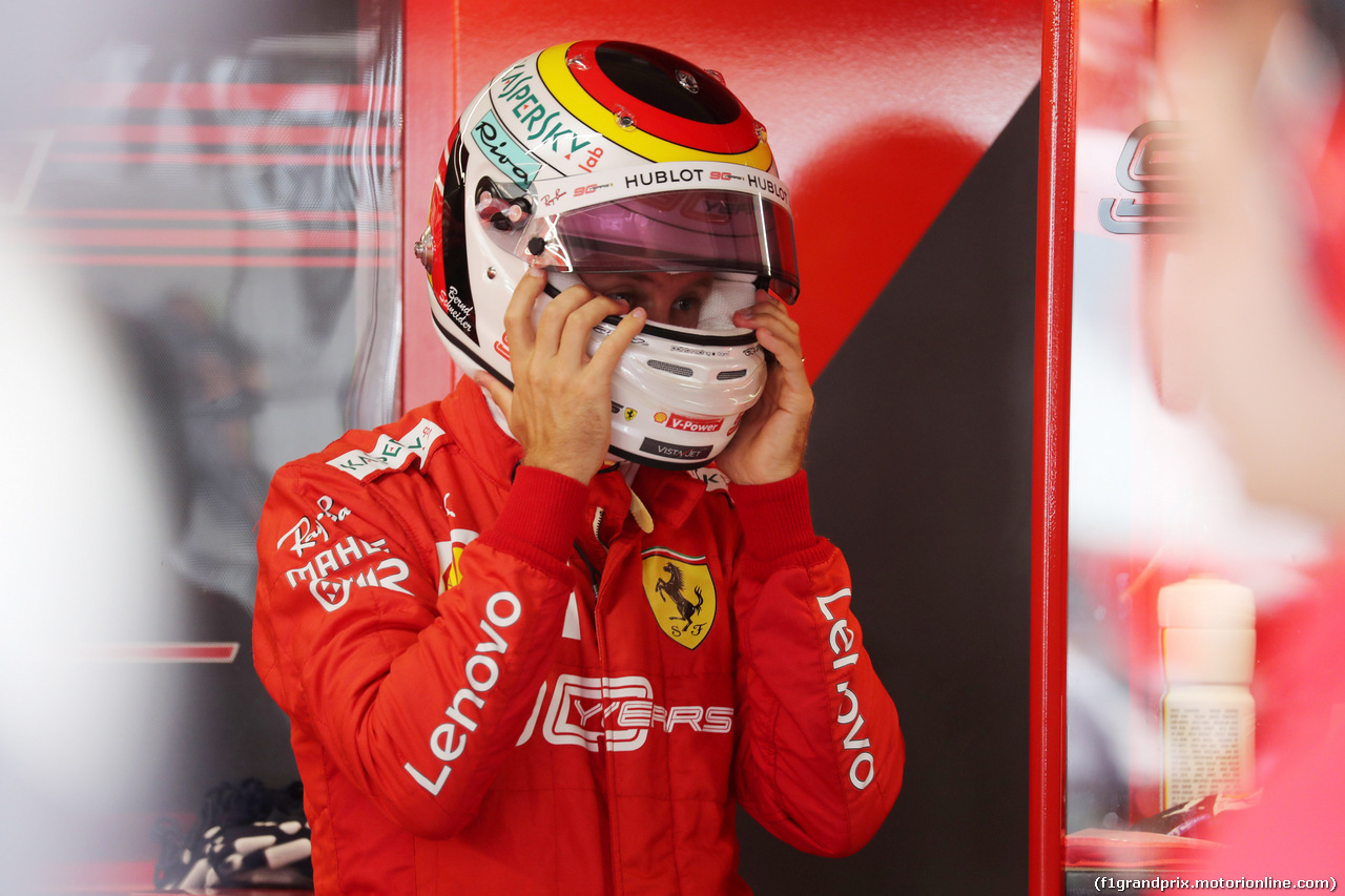 GP GERMANIA, 27.07.2019 - Prove Libere 3, Sebastian Vettel (GER) Ferrari SF90