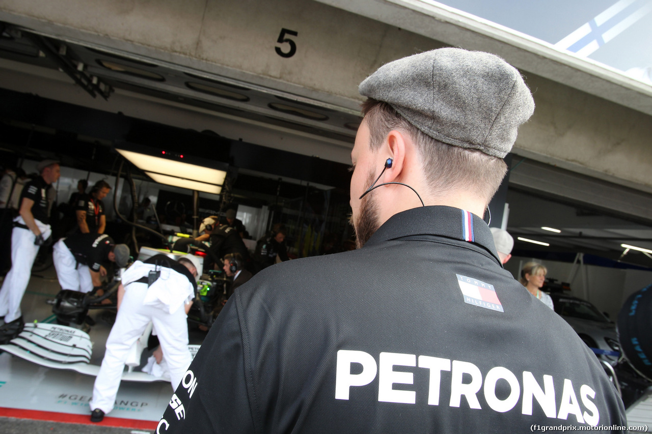 GP GERMANIA, 27.07.2019 - Prove Libere 3, Mercedes AMG F1 in vintage clothing