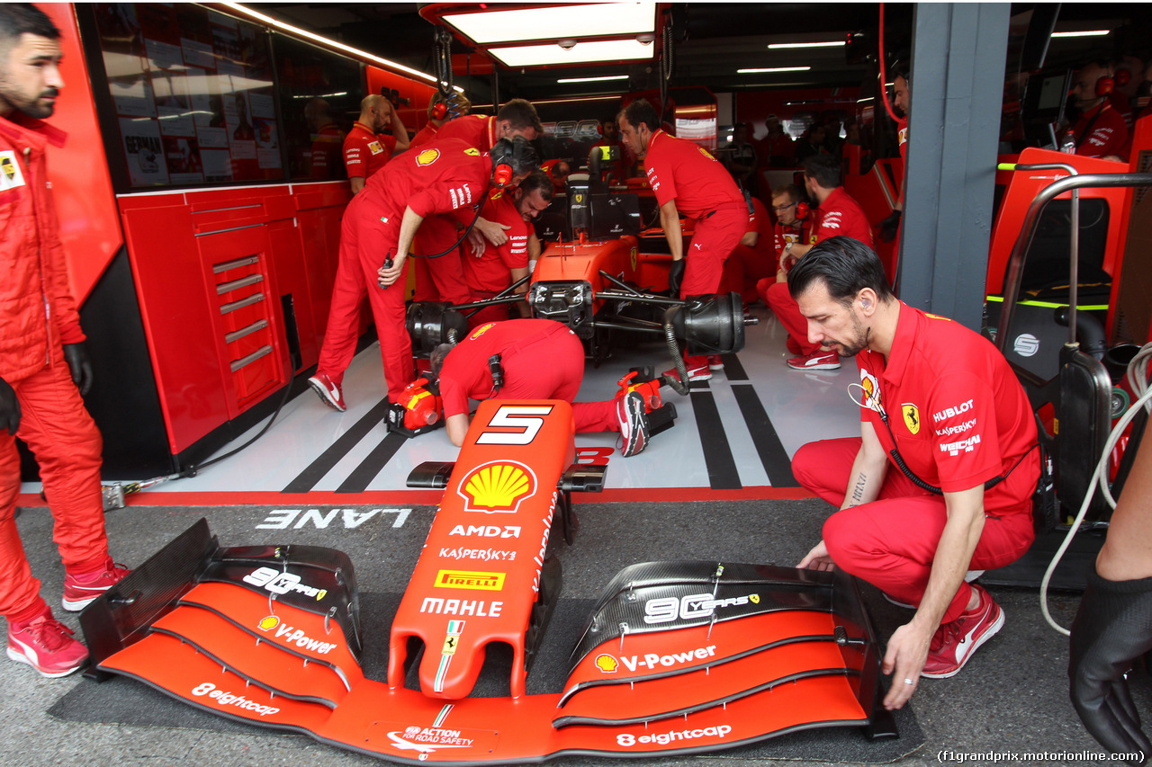 GP GERMANIA, 27.07.2019 - Prove Libere 3, Sebastian Vettel (GER) Ferrari SF90