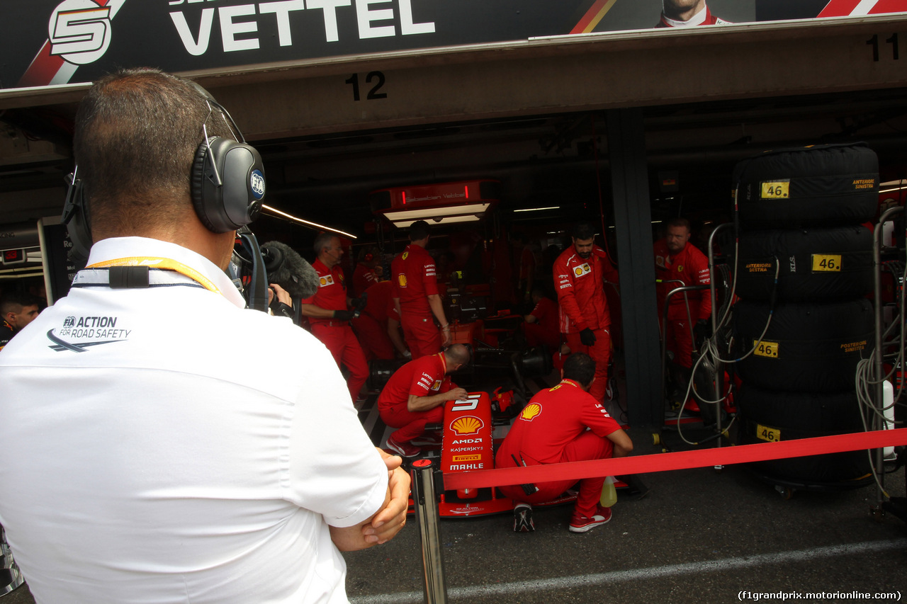 GP GERMANIA, 27.07.2019 - Prove Libere 3, Sebastian Vettel (GER) Ferrari SF90
