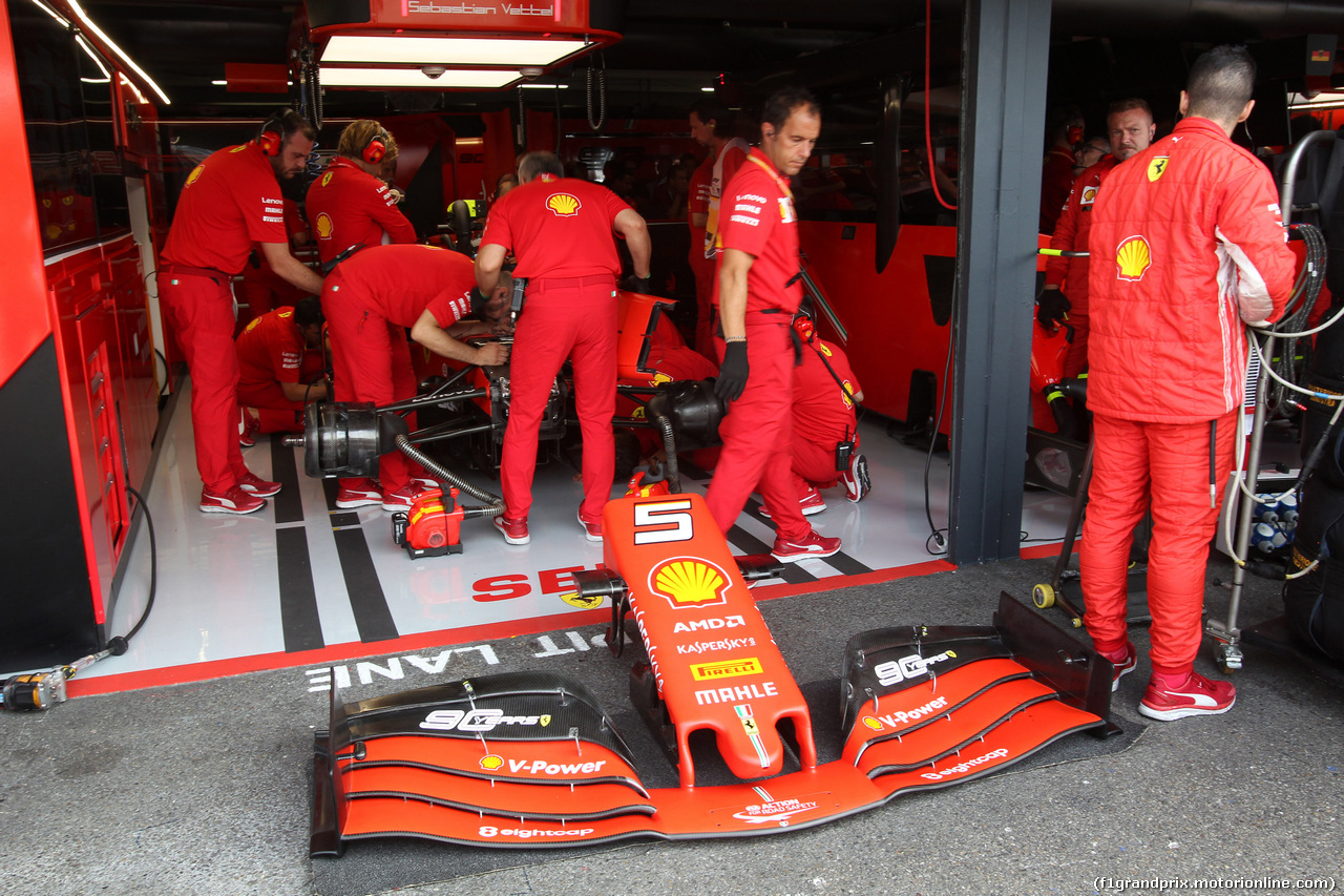 GP GERMANIA, 27.07.2019 - Prove Libere 3, Sebastian Vettel (GER) Ferrari SF90