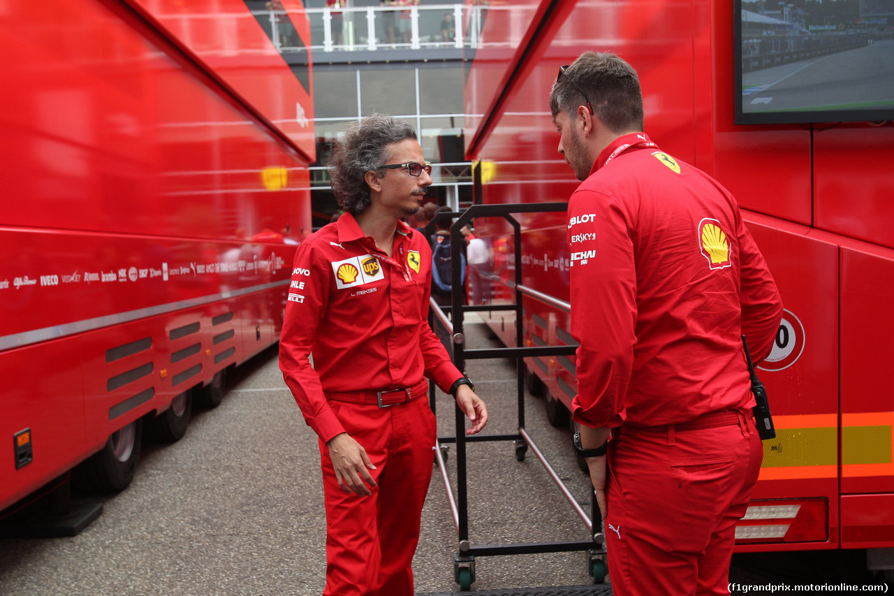 GP GERMANIA, 27.07.2019 - Prove Libere 3, Laurent Mekies (FRA) Ferrari Sporting Director