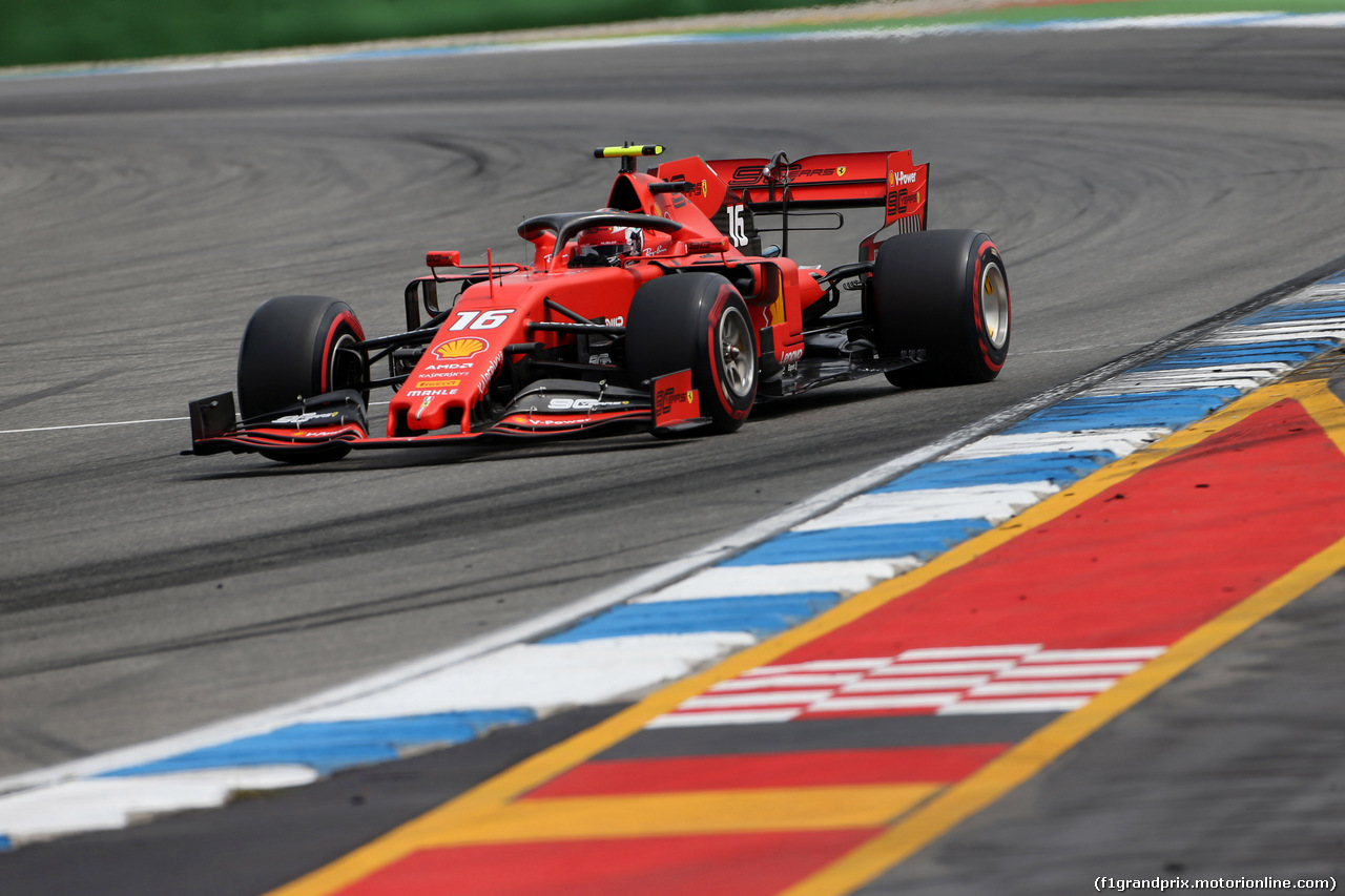 GP GERMANIA, 27.07.2019 - Prove Libere 3, Charles Leclerc (MON) Ferrari SF90