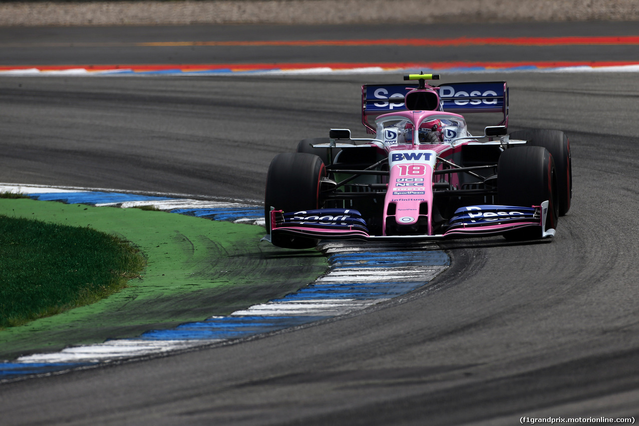 GP GERMANIA, 27.07.2019 - Prove Libere 3, Lance Stroll (CDN) Racing Point F1 Team RP19