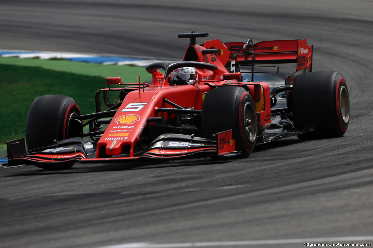 GP GERMANIA, 27.07.2019 - Prove Libere 3, Sebastian Vettel (GER) Ferrari SF90