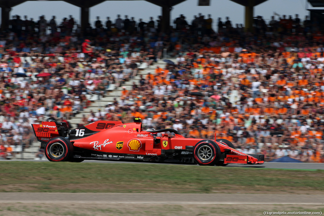GP GERMANIA, 27.07.2019 - Qualifiche, Charles Leclerc (MON) Ferrari SF90