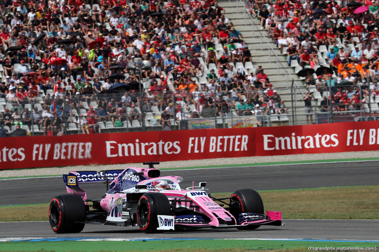 GP GERMANIA, 27.07.2019 - Qualifiche, Sergio Perez (MEX) Racing Point F1 Team RP19