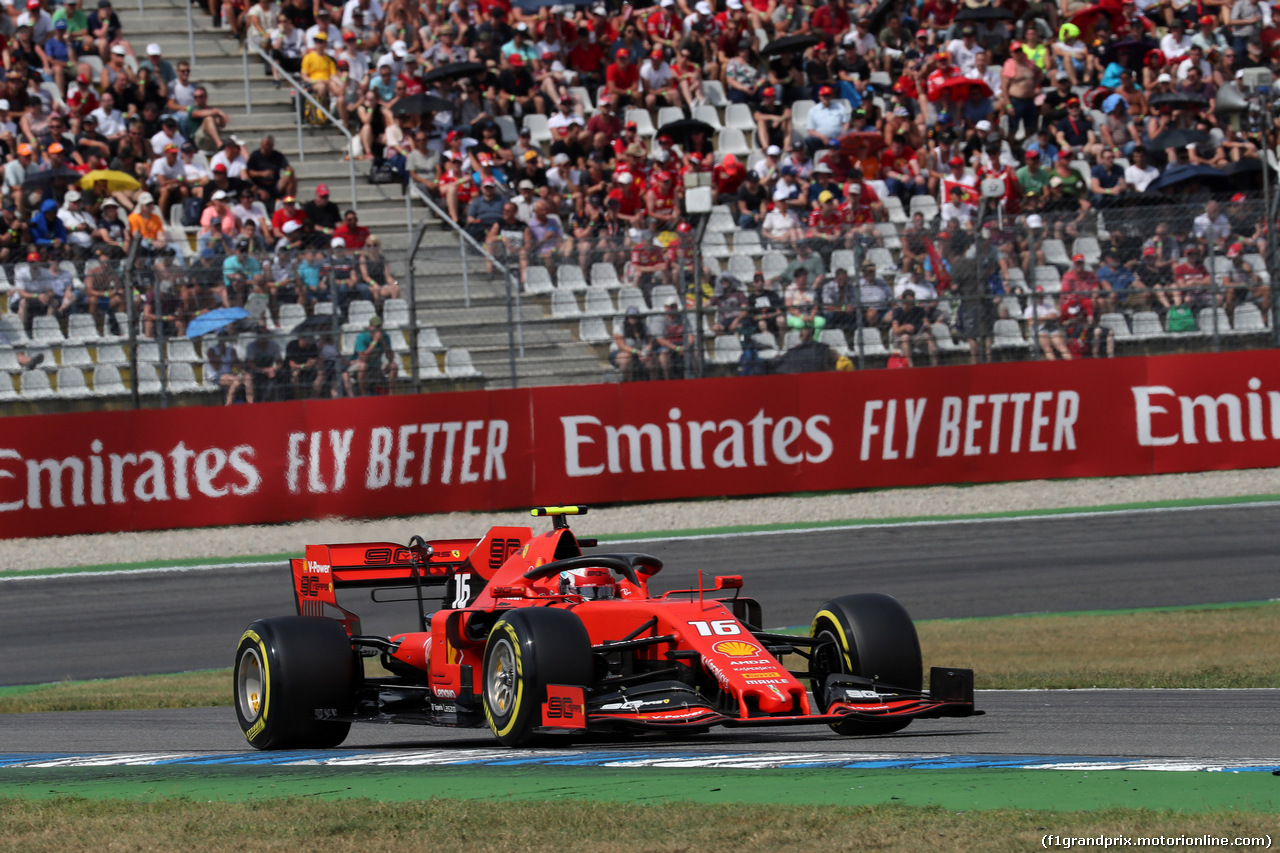 GP GERMANIA, 27.07.2019 - Qualifiche, Charles Leclerc (MON) Ferrari SF90