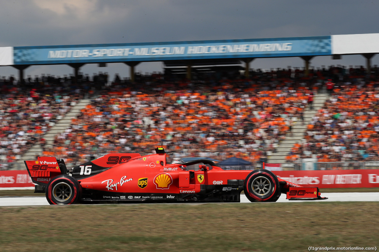 GP GERMANIA, 27.07.2019 - Qualifiche, Charles Leclerc (MON) Ferrari SF90