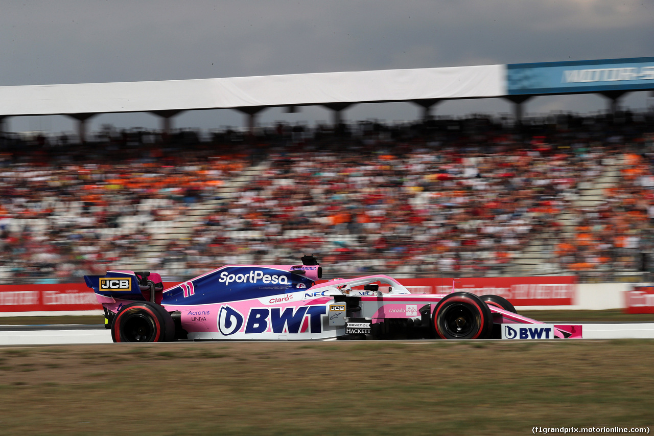 GP GERMANIA, 27.07.2019 - Qualifiche, Sergio Perez (MEX) Racing Point F1 Team RP19