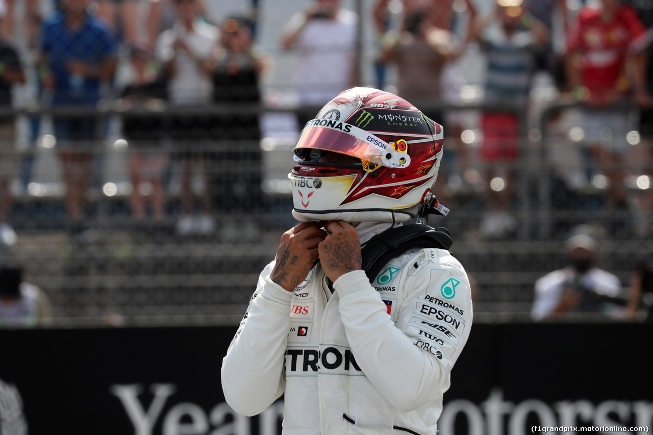 GP GERMANIA, 27.07.2019 - Qualifiche, Lewis Hamilton (GBR) Mercedes AMG F1 W10 pole position