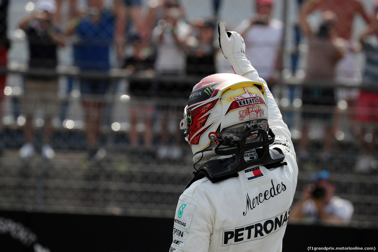 GP GERMANIA, 27.07.2019 - Qualifiche, Lewis Hamilton (GBR) Mercedes AMG F1 W10 pole position